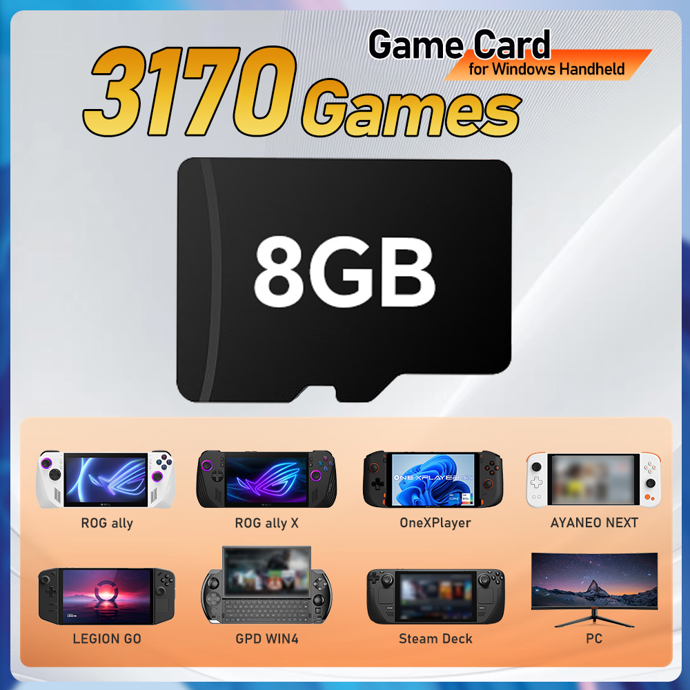 Retro Gaming Hdd - การ์ดเกม Retrobat 3170 เกมสําหรับ ROG Ally/LEGION