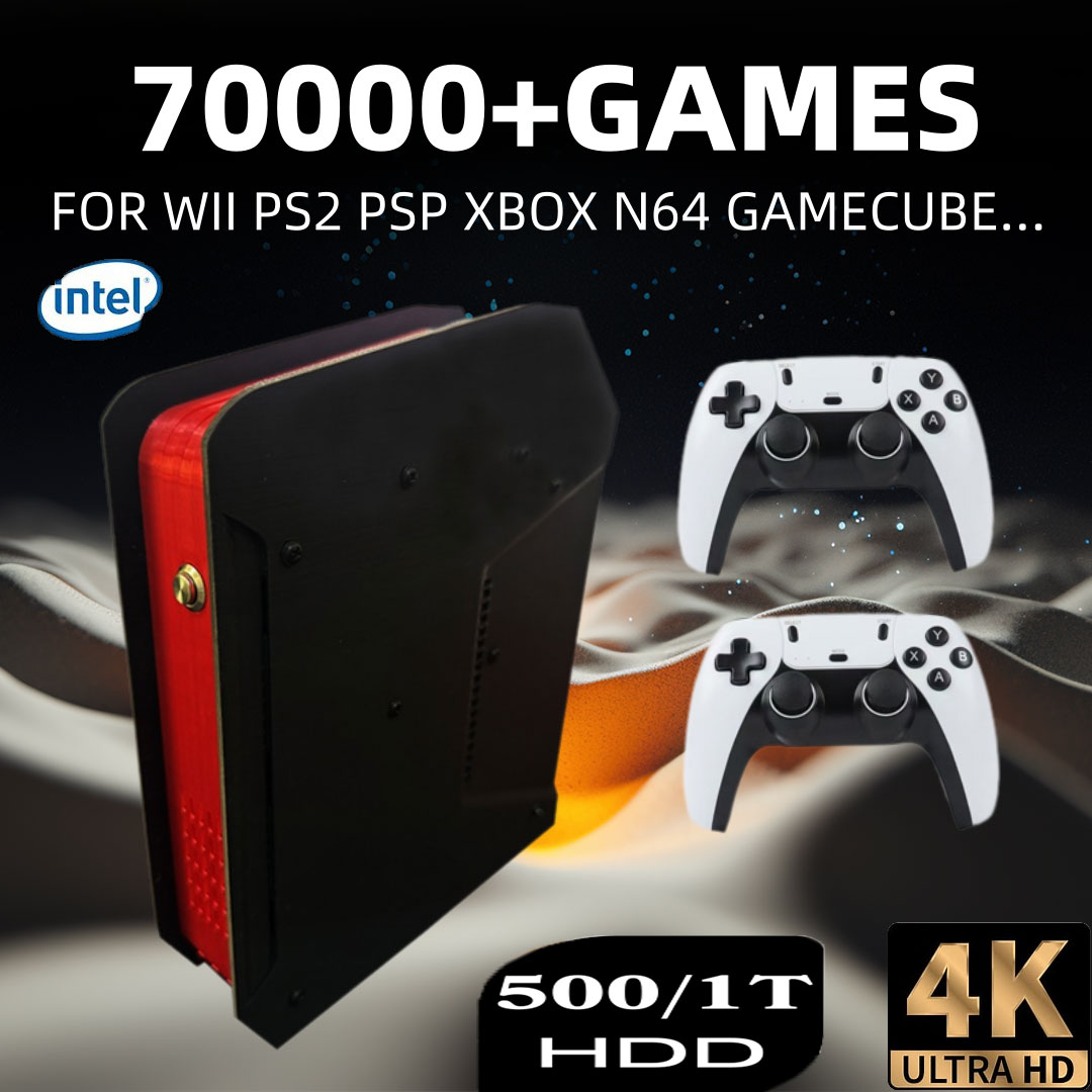 Retro Gaming Hdd - X4 Retro คอนโซลวิดีโอเกม 1T Dual-ระบบและ I3-3110M