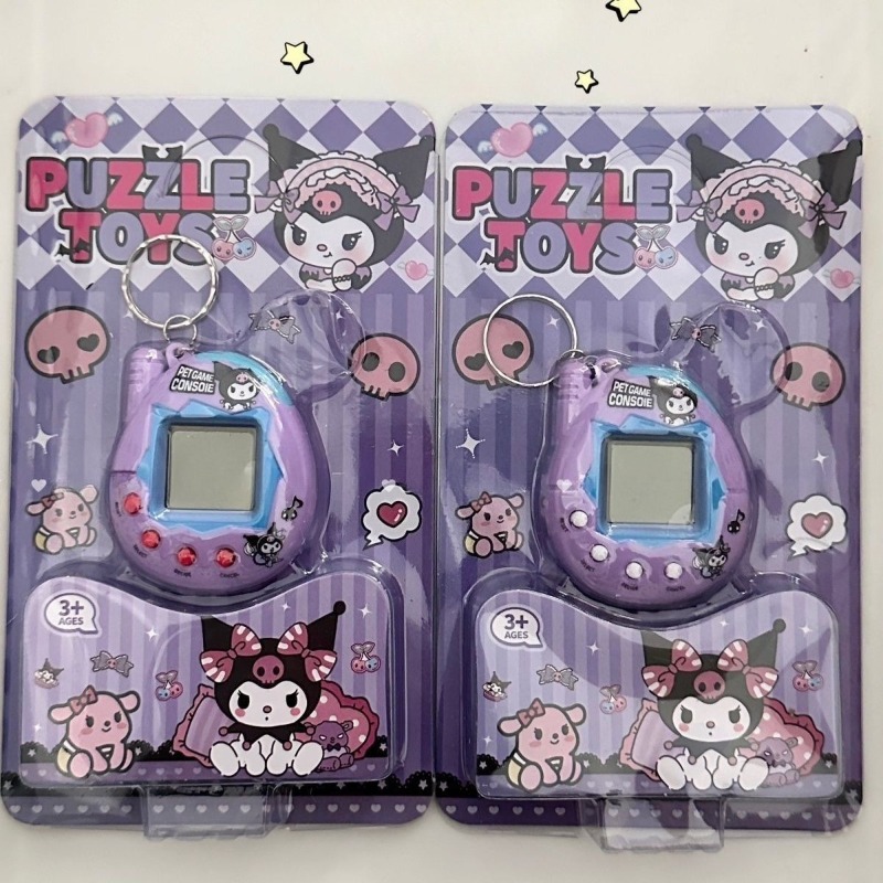 Retro Gaming Handhelds - เครื่องเล่นเกมสัตว์เลี้ยงอิเล็กทรอนิกส์สไตล์เรโทร - ของเล่นสัตว์ประหลาดเสมือนจริง, พวงกุญแจทามาก็อตจิสุดคลาสสิกเพื่อคลายเครียด, ของขวัญสำหรับเด็กและผู้ใหญ่