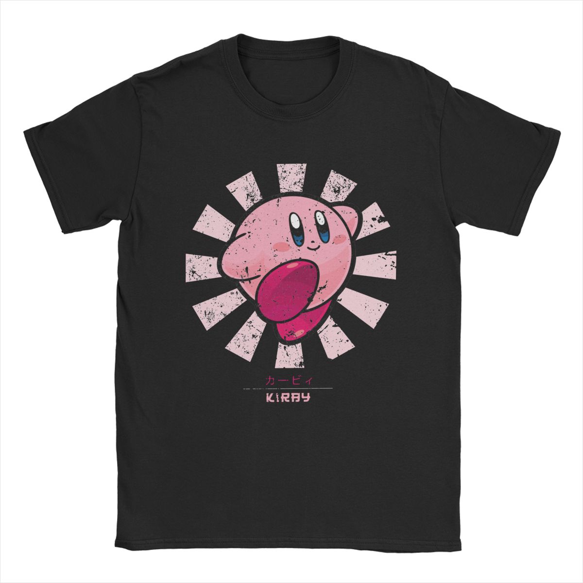 Retro Gaming Aesthetic - คิร์บี้ เรโทร เจอพันธ์ ไนส์ ทีเสื้อผู้ชายผู้หญิง ความคิดถึงวัยเด็ก
