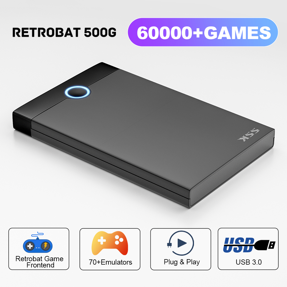 Retro Gaming Hdd - KINHANK Super Console X Retrobat เกมฮาร์ดดิสก์