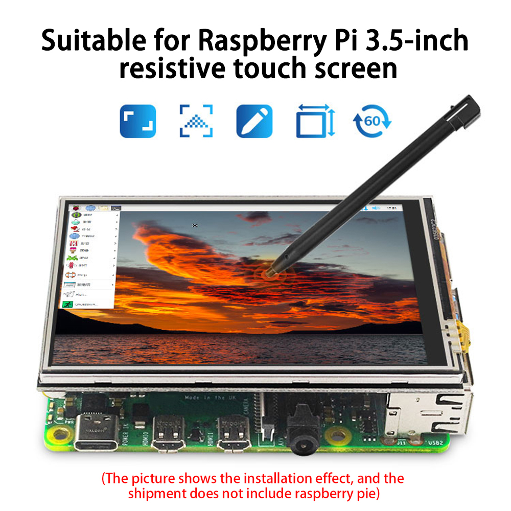 หน้าจอสัมผัส TFT ขนาด 3.5 นิ้ว - Retro Gaming With Raspberry Pi บทวิจารณ์และราคา
