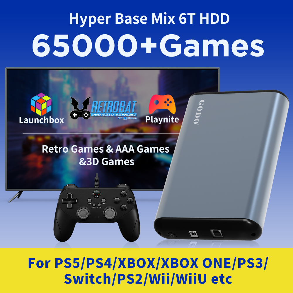JMachen 6TB แบบพกพา HDD ระบบ 3 - Retro Gaming Hdd บทวิจารณ์และราคา
