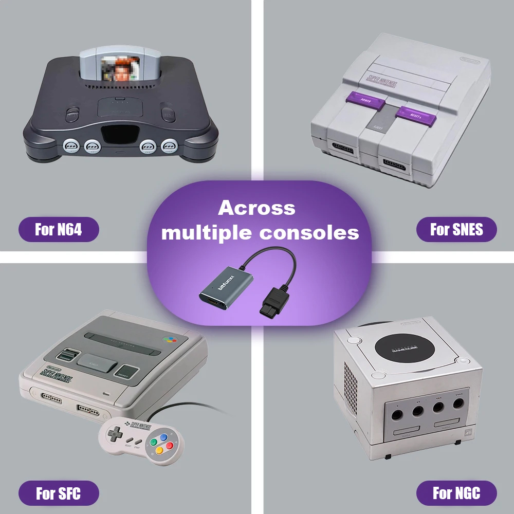 Bitfunx 720P Svideo/AV ไปยังอะ - Retro Gaming Aesthetic บทวิจารณ์และราคา