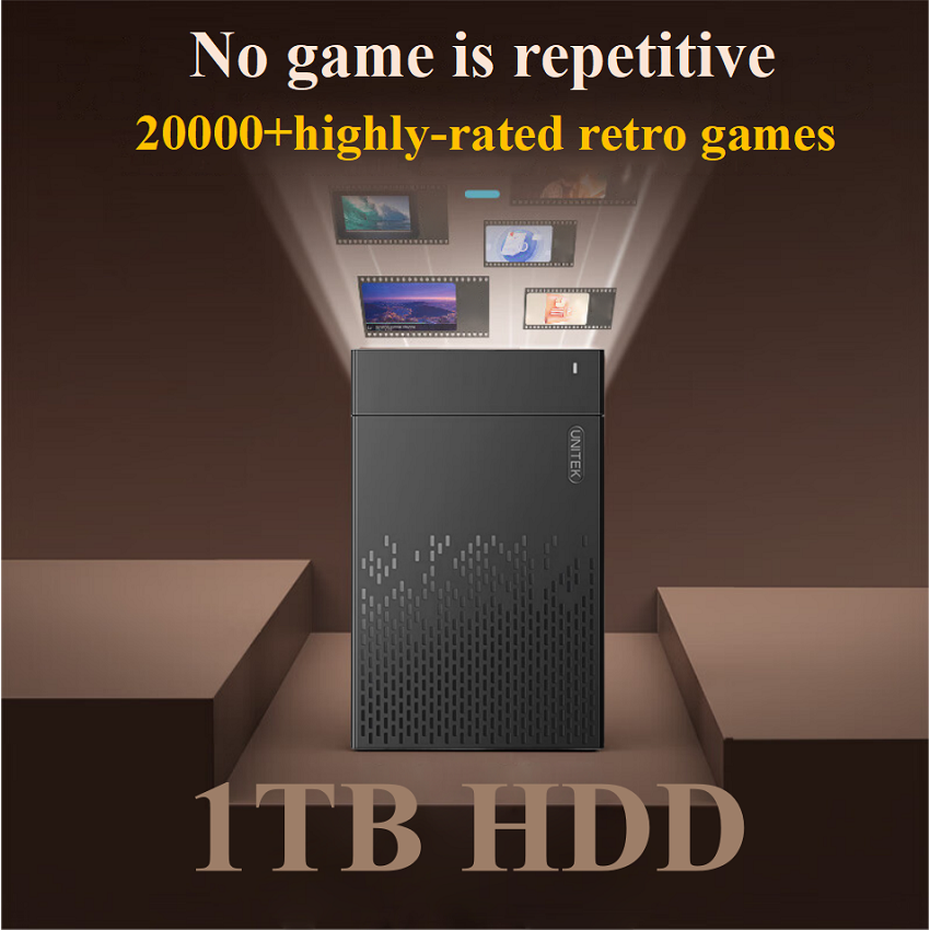 ฮาร์ดดิสก์เกมย้อนยุค 1TB พร้อม - Retro Gaming Hdd บทวิจารณ์และราคา