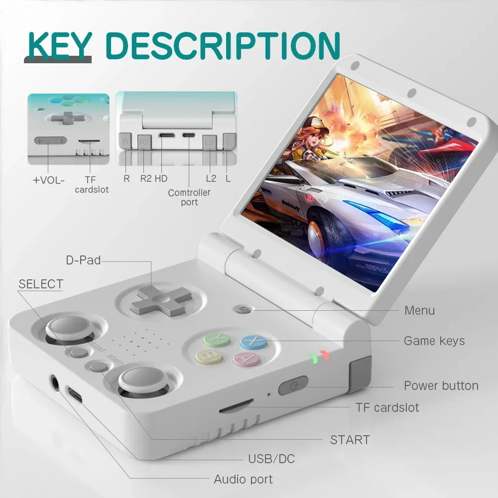 เครื่องเล่นเกมพกพา MIYOO Flip  - Retro Gaming On Linux บทวิจารณ์และราคา