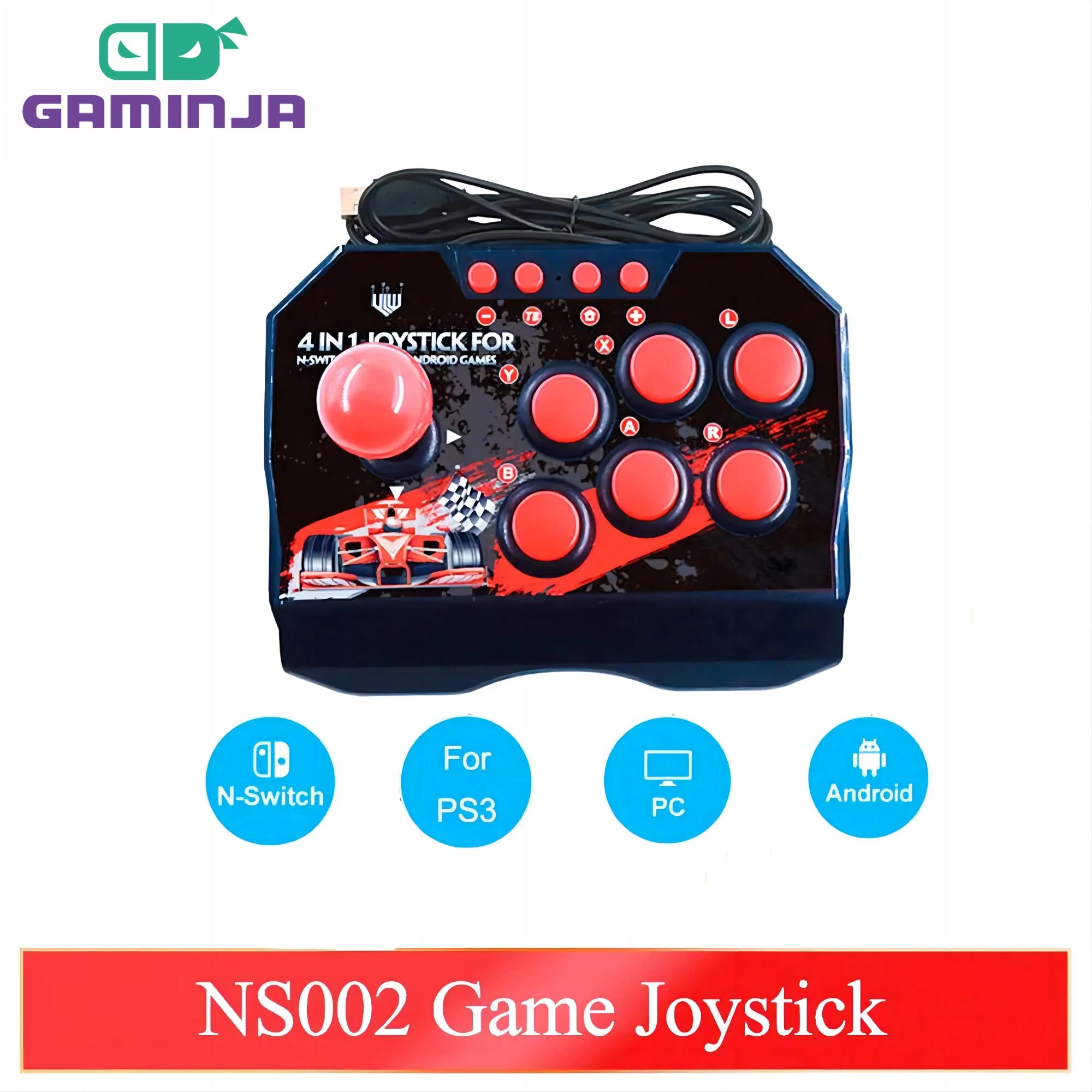 Gaminja NS002 4 in 1 Retro คอน - Retro Gaming Theme บทวิจารณ์และราคา