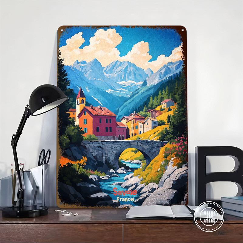 โปสเตอร์โลหะลายศิลปะฝรั่งเศส ซ - Retro Gaming France บทวิจารณ์และราคา
