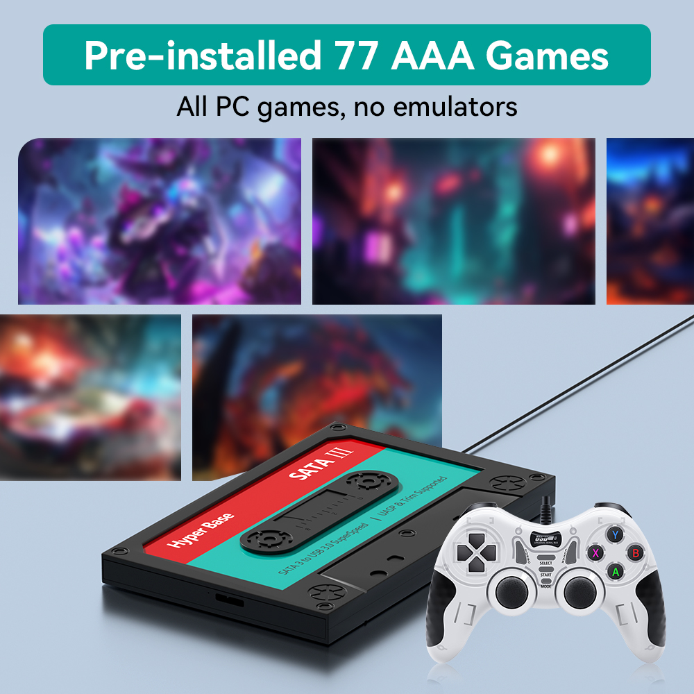 ฮาร์ดไดรฟ์เกม 2TB พร้อมเกม PC  - Retro Gaming Hdd บทวิจารณ์และราคา