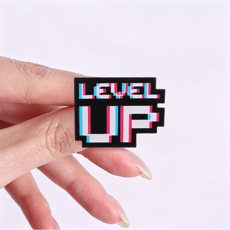 เข็มกลัดเคลือบลายข้อความบิดเบี - Retro Gaming Accessories บทวิจารณ์และราคา