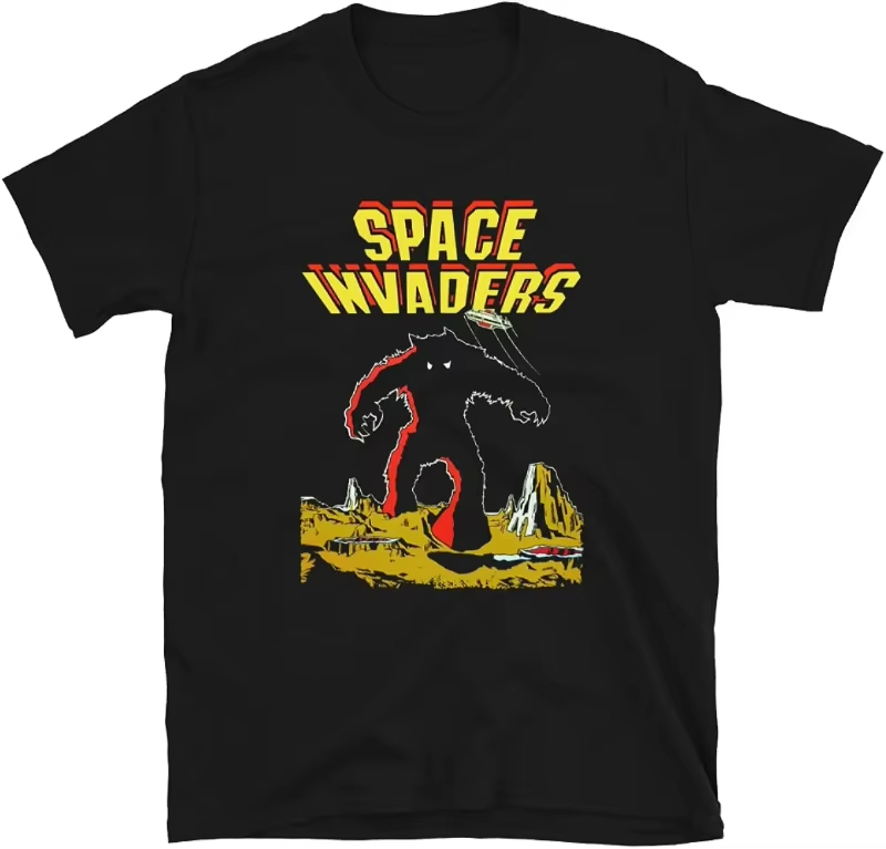 เสื้อยืดลายเกม Galaga สไตล์เรโ - Retro Gaming Aesthetic บทวิจารณ์และราคา